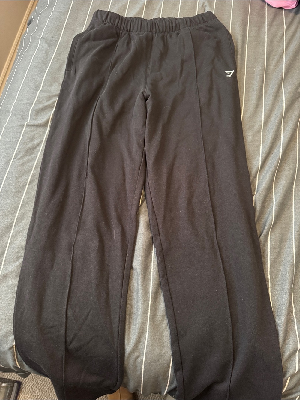 Gymshark Black Joggers with Slim Taper